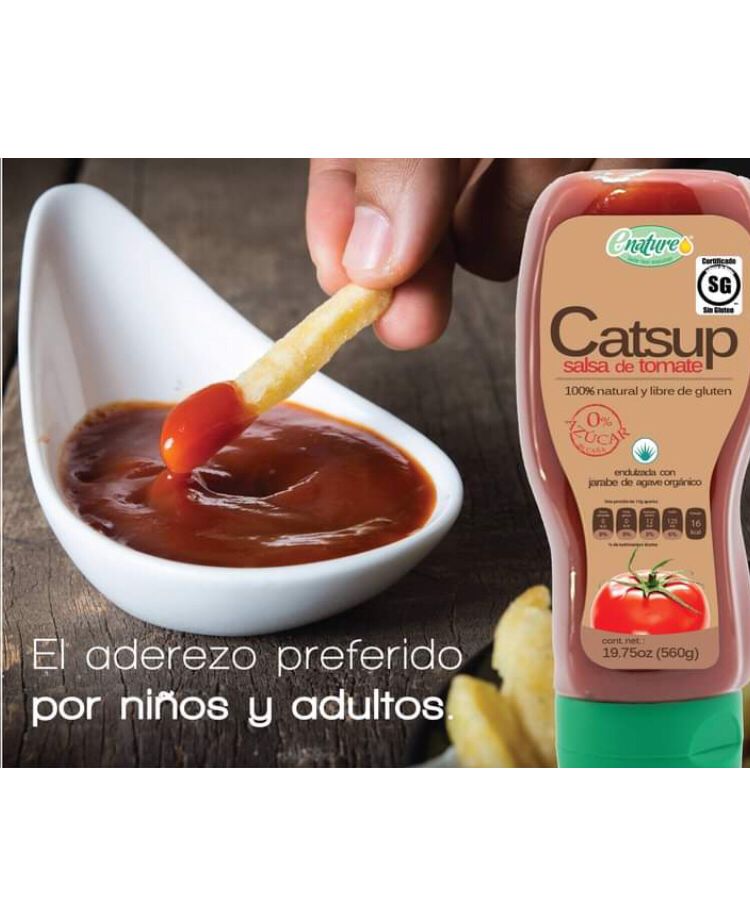 Catsup Enature 560 G, Sin Azúcar