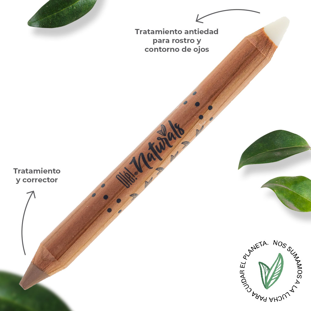 Lápiz Corrector con Tratamiento Olé! Naturals, Café Obscuro