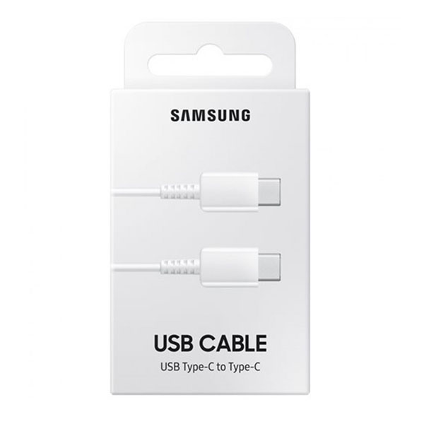 Cable Tipo C A Tipo C Samsung 3 A, 60 W 1 Metro Blanco