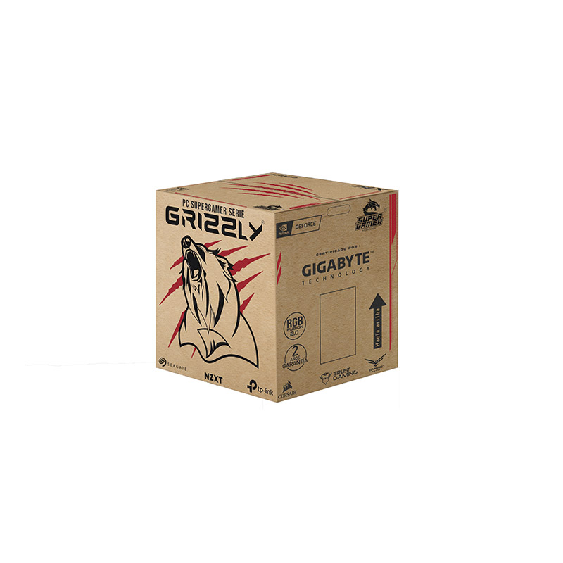 PC Gamer Grizzly Silver Ryzen 7 Pro 4000 Series RAM 32Gb SSD M.2 500Gb + 2Tb Fuente 650W