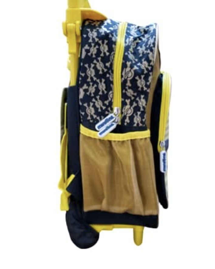 Minions Pirata Mochila Preescolar Ruedas Ruz