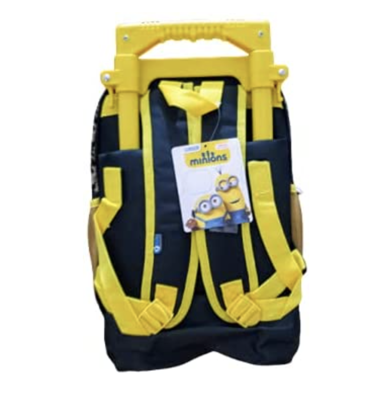 Minions Pirata Mochila Preescolar Ruedas Ruz