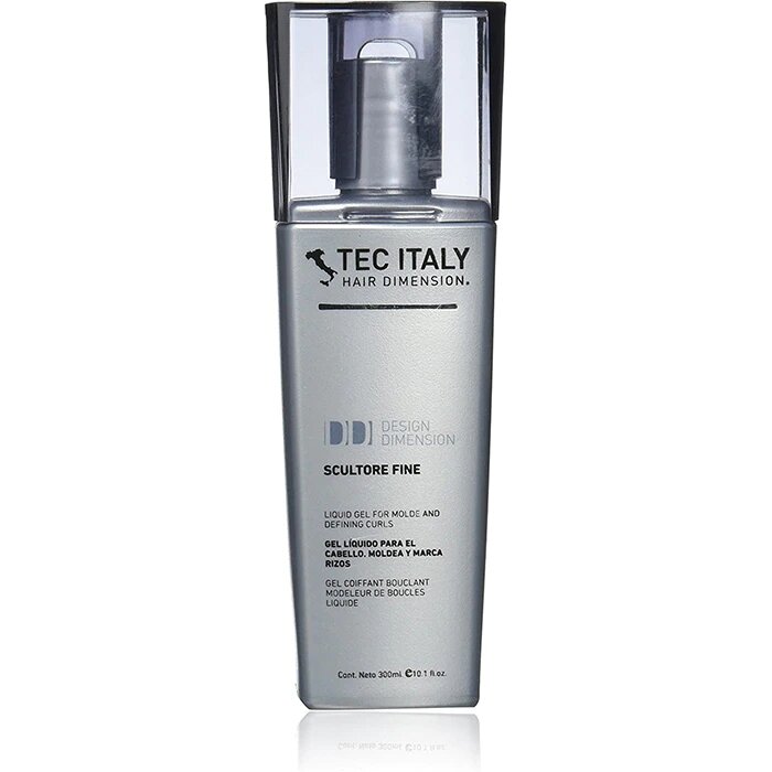 Scultore Fine, Gel líquido para el cabello. Moldea y marca rizos, Tec Italy, 300 ML