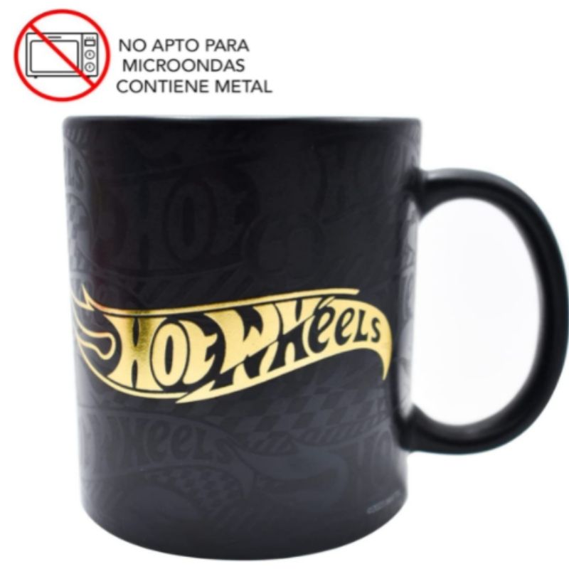 Fun Kids 1738-192 Taza para Café Tarro de Cerámica de Hot Wheels Original Colección 340 ml