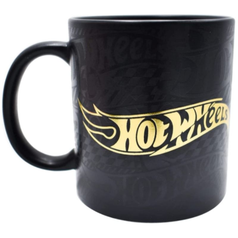Fun Kids 1738-192 Taza para Café Tarro de Cerámica de Hot Wheels Original Colección 340 ml