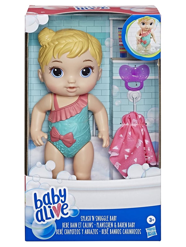 Baby Alive Chapoteos Y Abrazos Rubia Hasbro