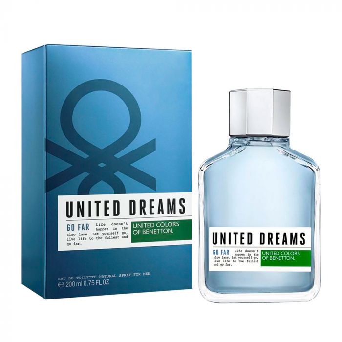 UNITED DREAMS BENETTON GO FAR 200 ML EDT CABALLERO