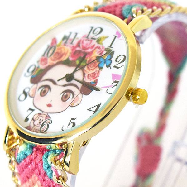 RELOJ FRIDA KAHLO ANÁLOGO - MULTICOLOR