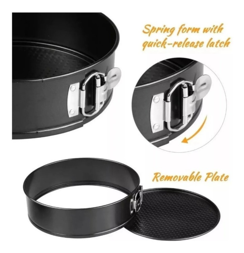 Molde Desmontable Decorado Set 3 Pzs Pastel Pan Repostería Molde Decorado de Cupcake