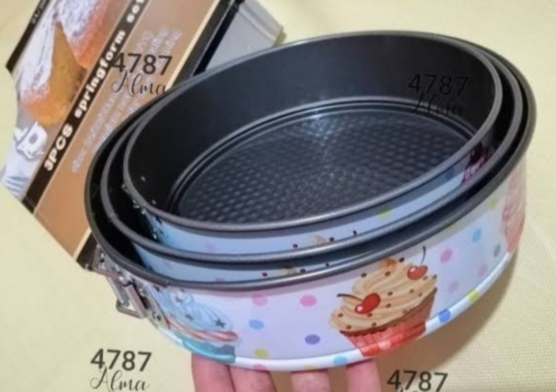 Molde Desmontable Decorado Set 3 Pzs Pastel Pan Repostería Molde Decorado de Cupcake