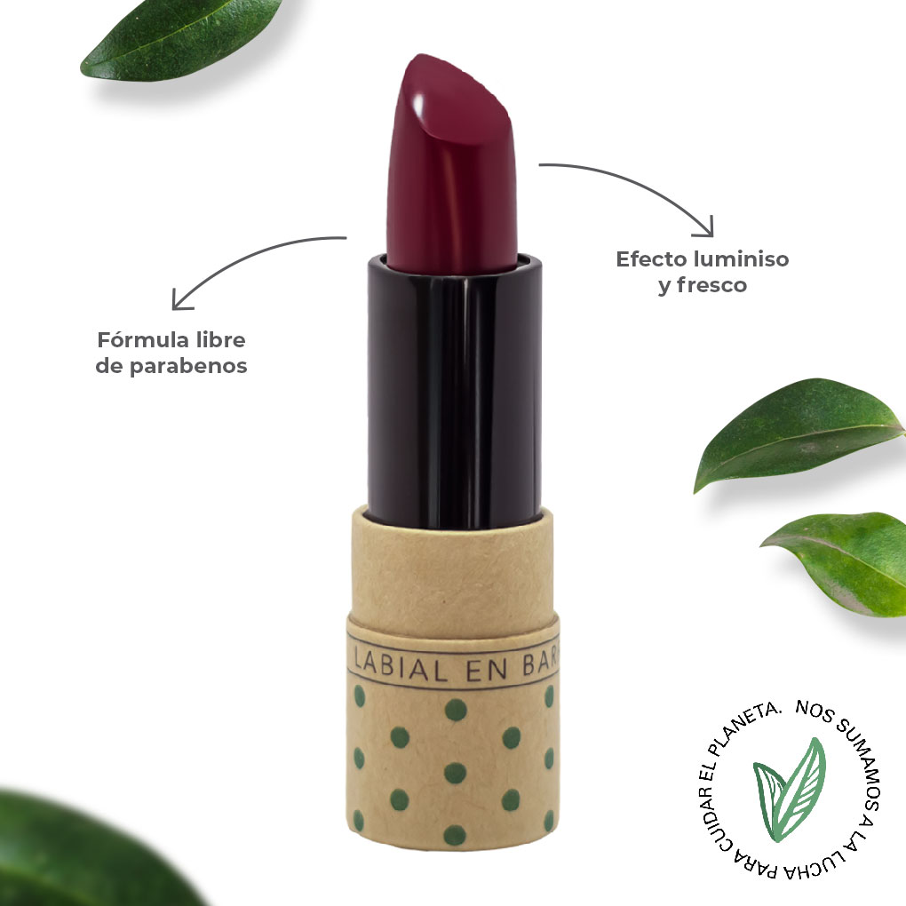 Labial Cremoso para Labios Olé! Naturals, Color Malva
