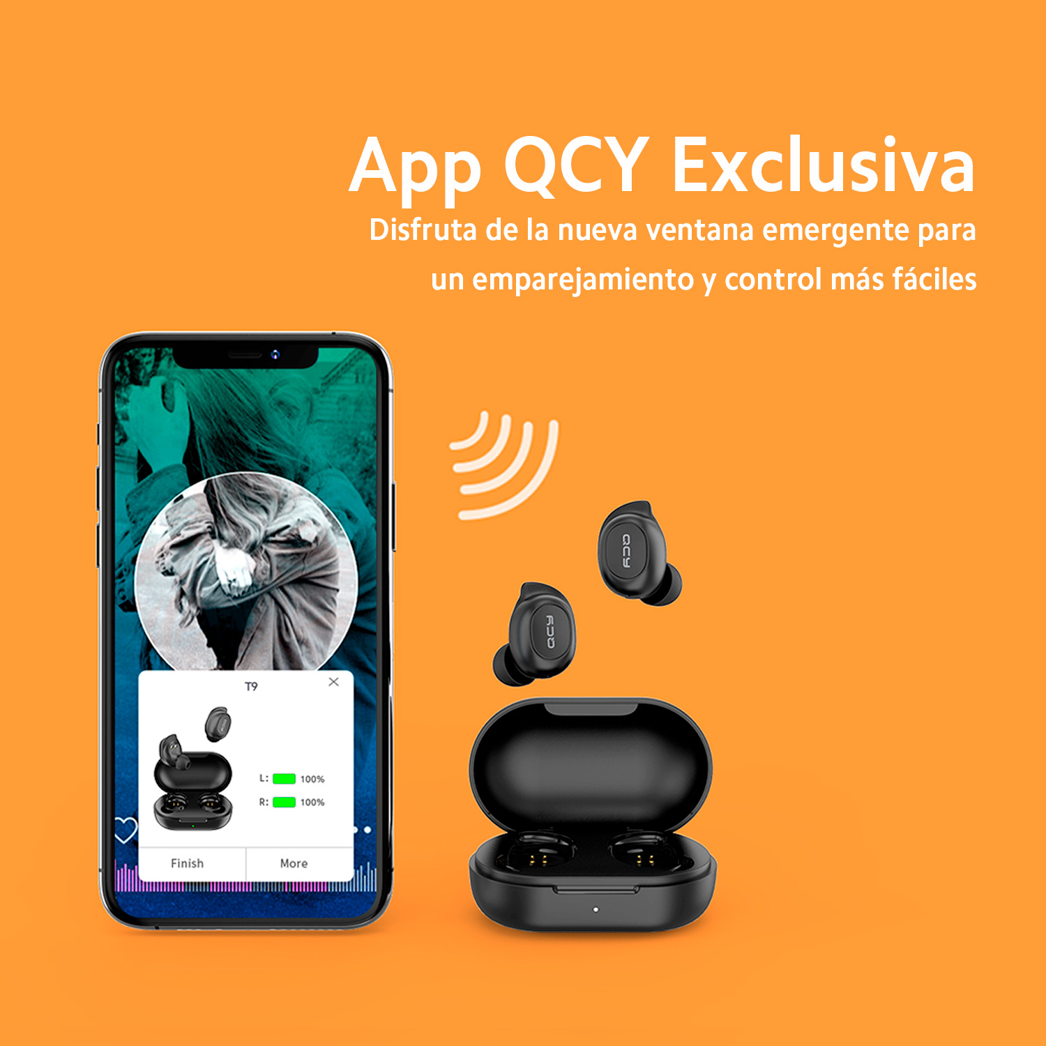 Audífonos inalámbricos Tws QCY T9 Bluetooth 5.0
