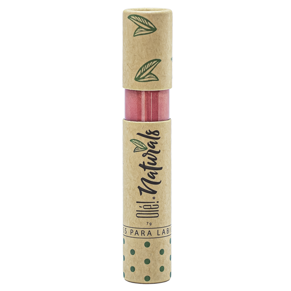 Lip Gloss Extra Brillo Para Labios Olé! Naturals, Color Natural