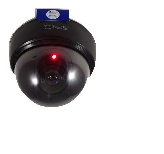 Camara Vigilancia Luz Led Simulada Dummy Msd-2006 Luz Interm