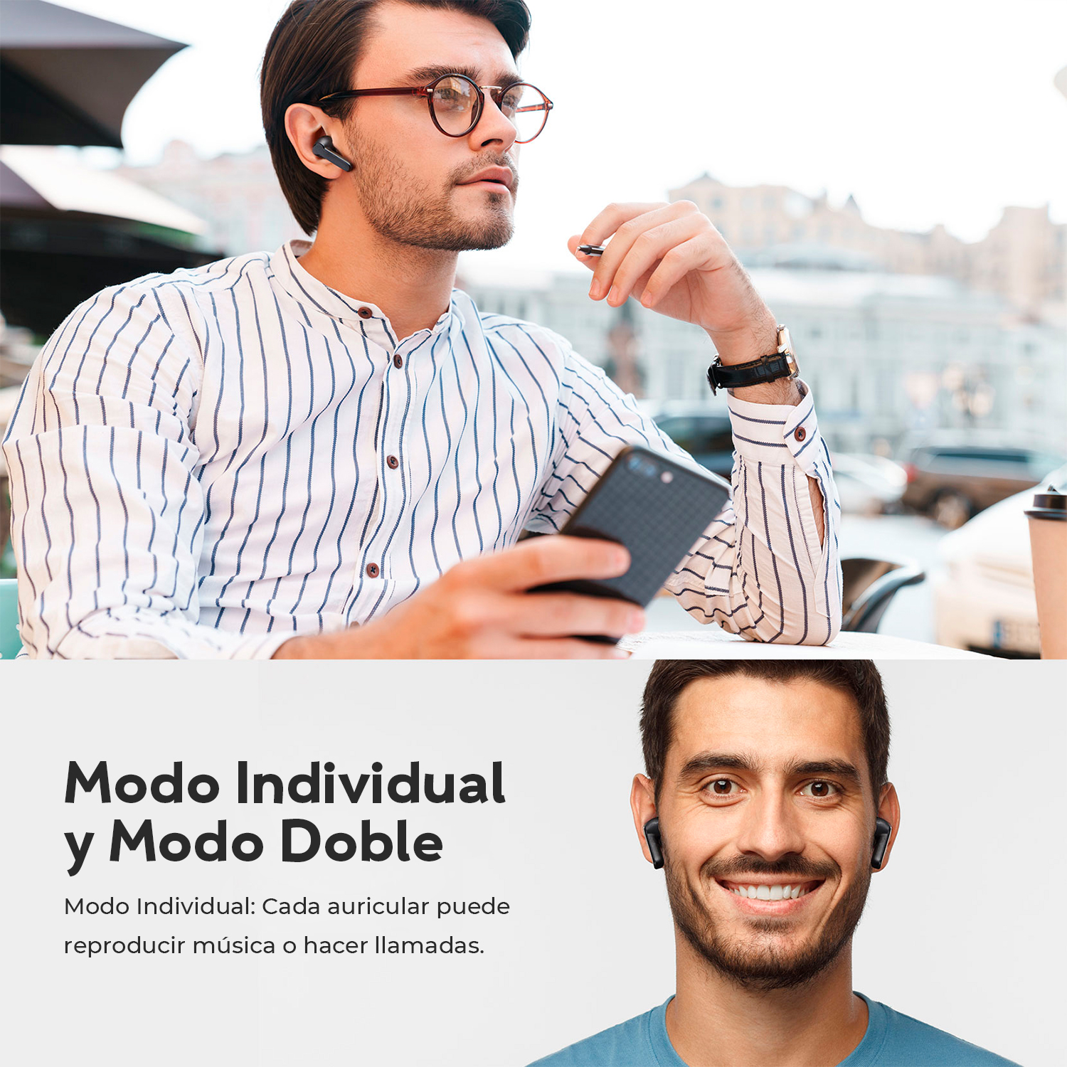 Audifonos Bluetooth 5.0 inalambricos Negro MPOW Mbits TWS