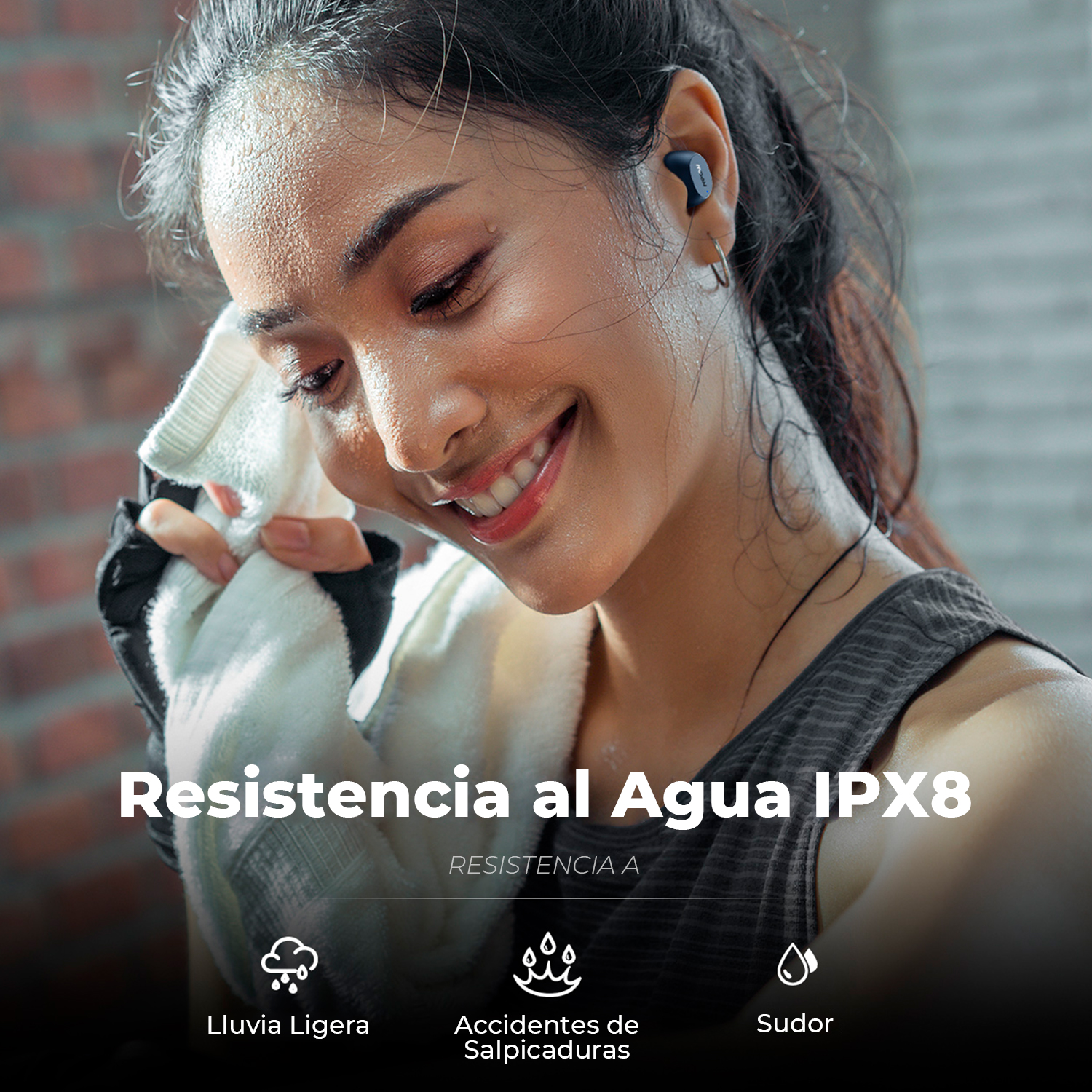 Audifonos Bluetooth 5.0 inalambricos negro MPOW M12 TWS