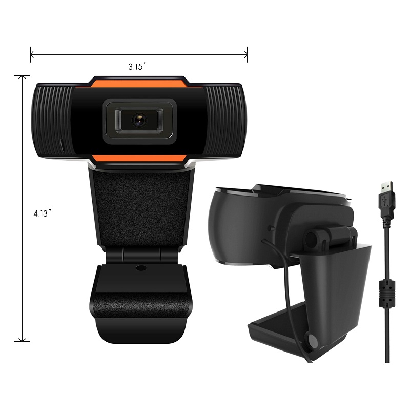 Cámara Web Full Hd USB Con Micrófono Webcam Para Computadora.