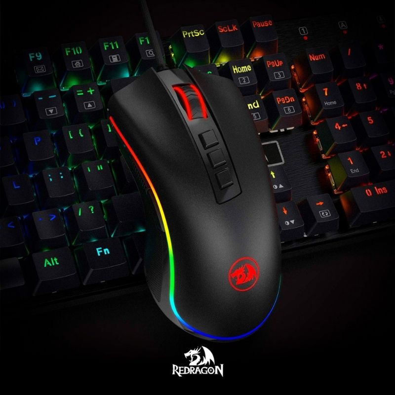 Mouse De Juego Redragon Cobra M711-fps Negro