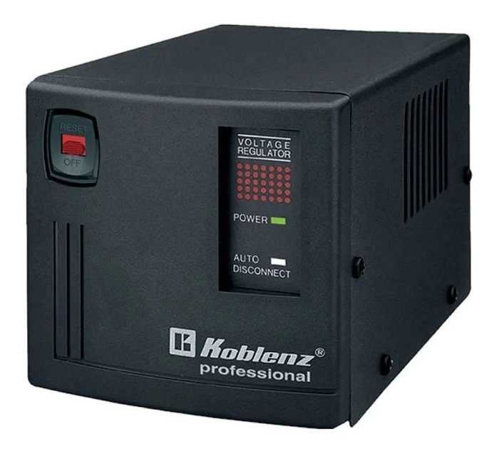 Regulador Koblenz  ER-2550 2000W 2500VA 6 CONTACTOS Negro.