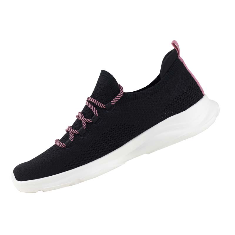 TENIS SKECHERS BOBS SPORT 117003 PARA DAMA NEGRO ROSA PLANTILLA MEMORY FOAM