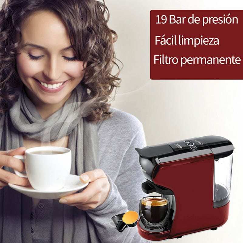 Cafetera Multi Pod de cápsulas Koblenz- Nespresso y Dolce Gusto WD-390S K2G