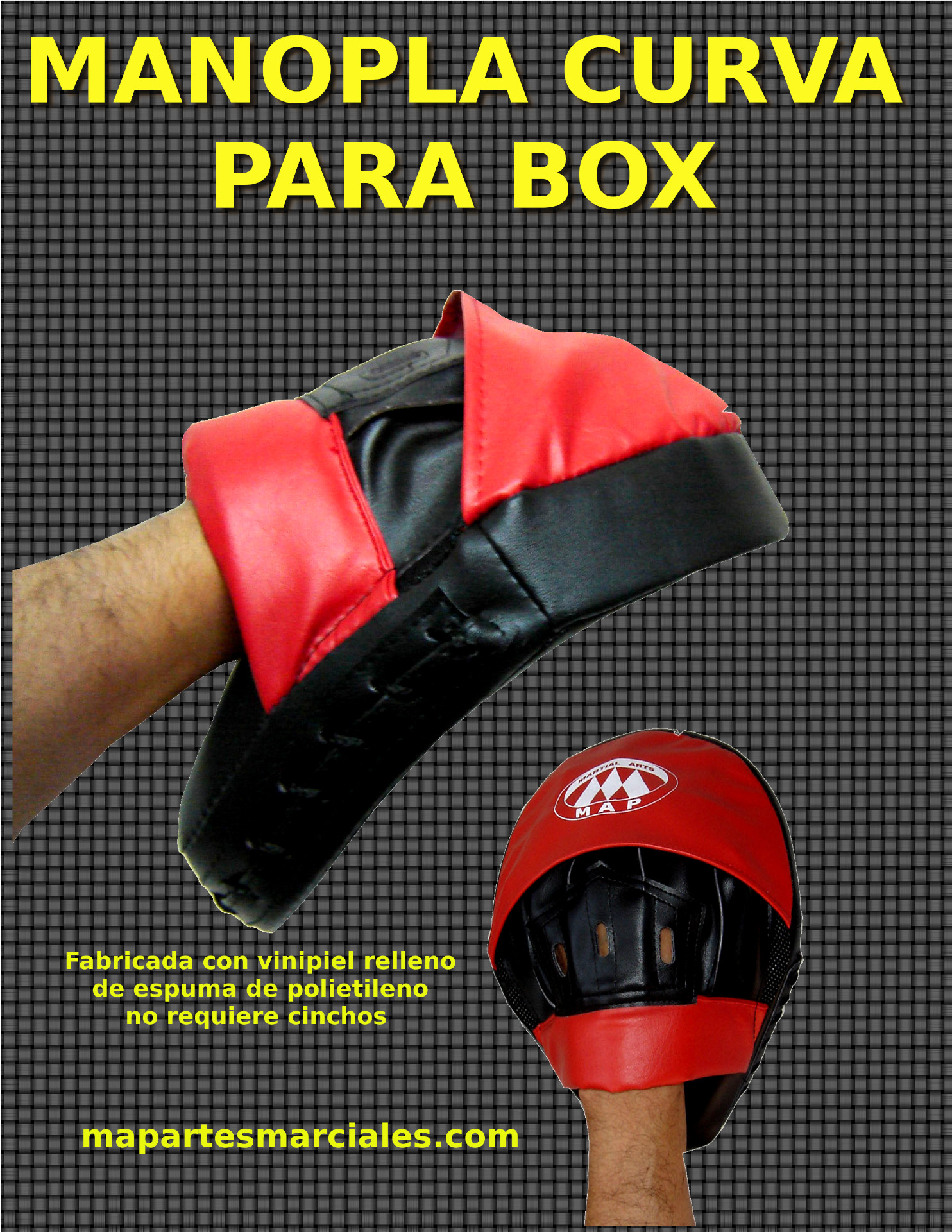 Peto para Entrenador y Manoplas Kit Trainer Shield
