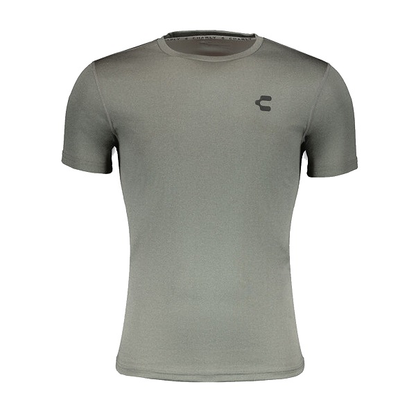 PLAYERA CABALLERO CHARLY GRIS JASPE 