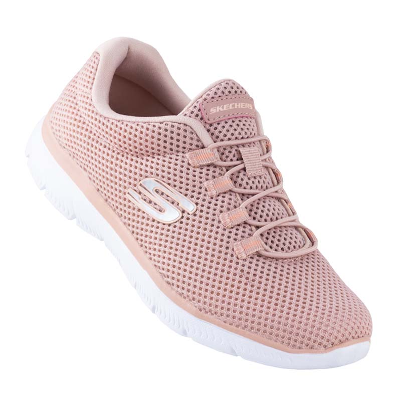 TENIS SKECHERS DE DAMA SPORT SUMMITS 12985 ROSA PLANTILLA MEMORY FOAM