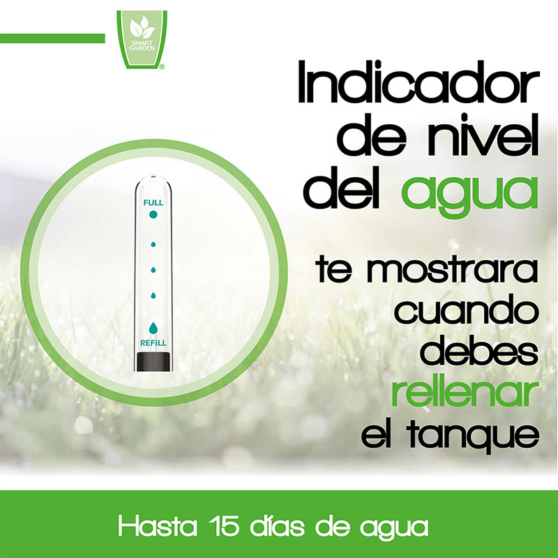 Smart Garden Maceta autorregable OC1816 Decorativa ovalada, Centro de Mesa Chica, Moderna Autorriego inteligente Blanco Mate Plástico ABS anti UV (18cm de diámetro x 16cm de Alto)