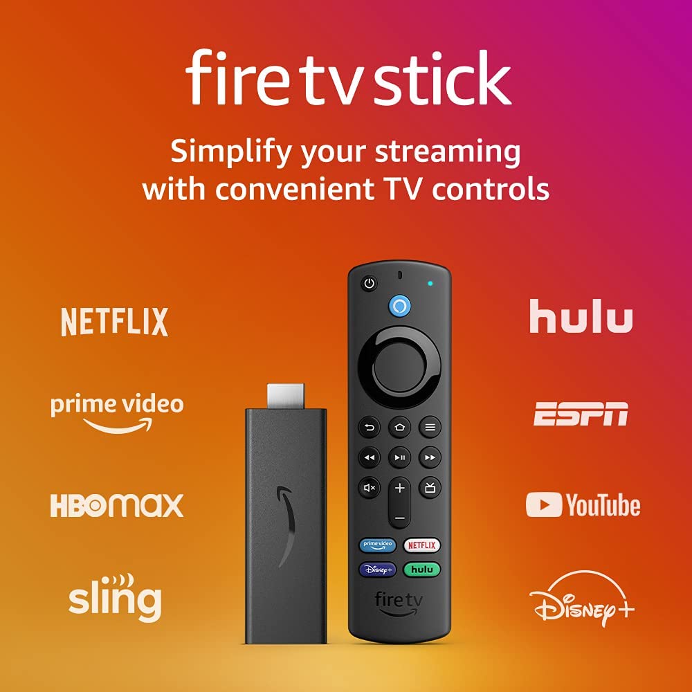Amazon Fire Tv Stick 3ra Gen Alexa Voice Remote Control Tv