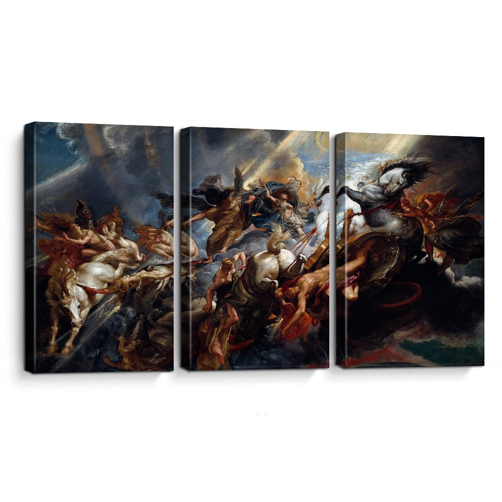 Cuadros Decorativos La caída de Faetón Rubens MobileCity Set 3 piezas 40 x 60