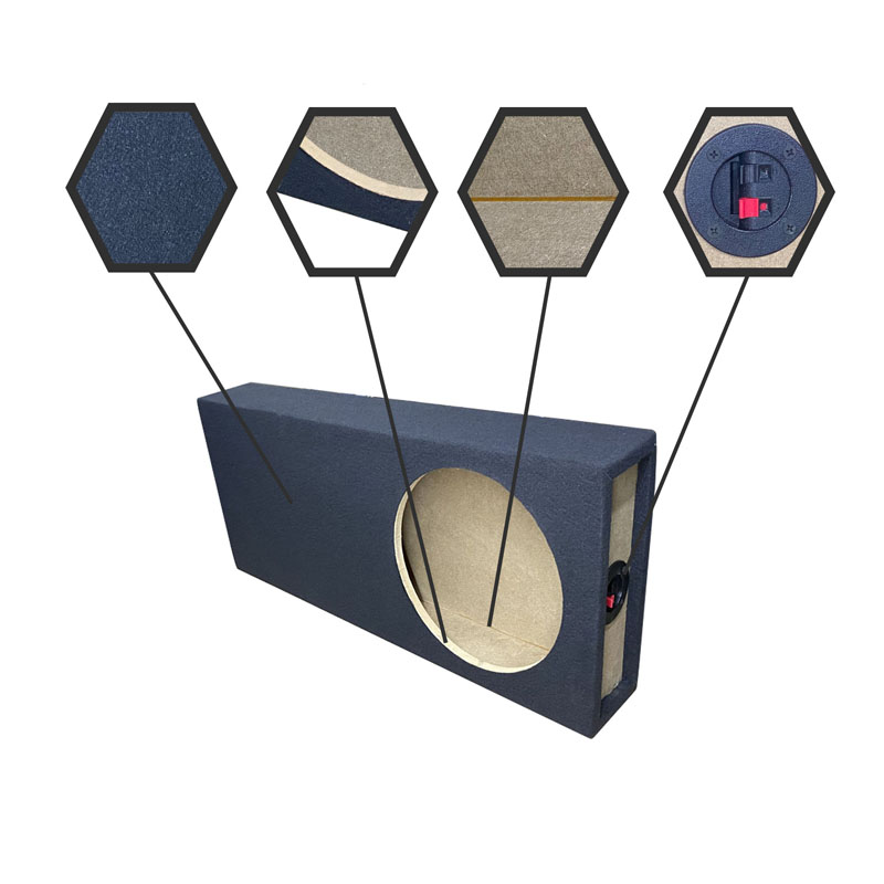 Cajón Subwoofer Sellado 12"