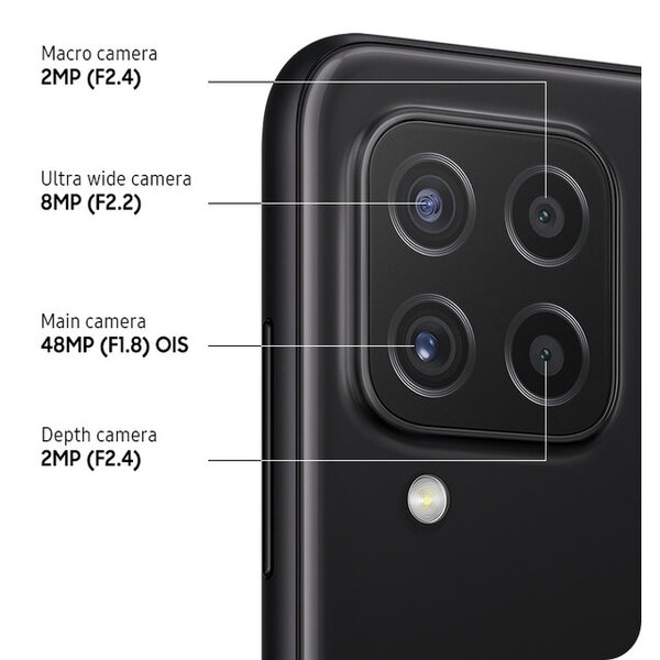 Smartphone Samsung Galaxy A22 RAM 4GB, 64gb Negro 