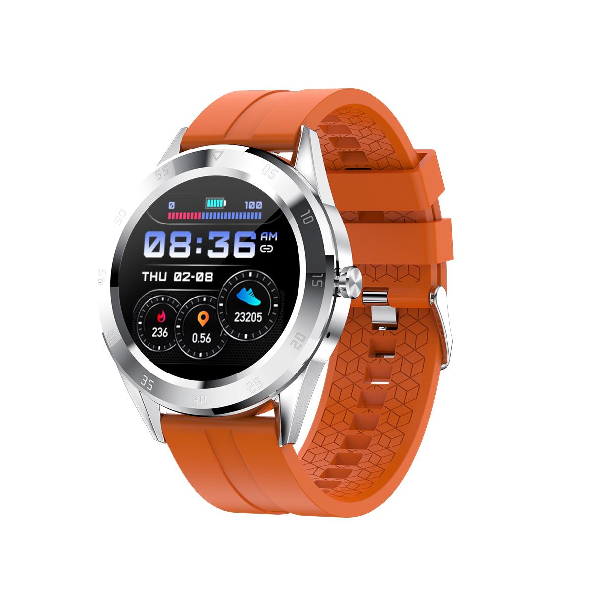 SMARTWATCH RELOJ INTELIGENTE Y10 RITMO CARDIACO, COLOR NARANJA
