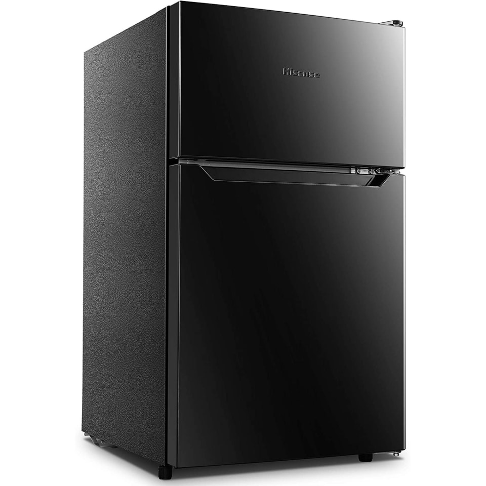 Refrigerador Frigobar De 2 Puertas Hisense 3.3 Pies Con Congelador RT33D6ABE
