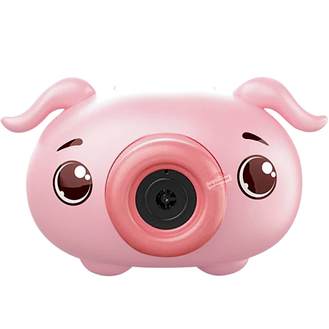 Maquina De Burbujas Automatica Cerdito Forma De Camara X-015