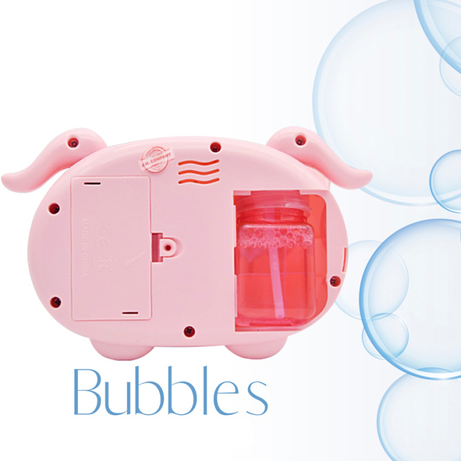 Maquina De Burbujas Automatica Cerdito Forma De Camara X-015
