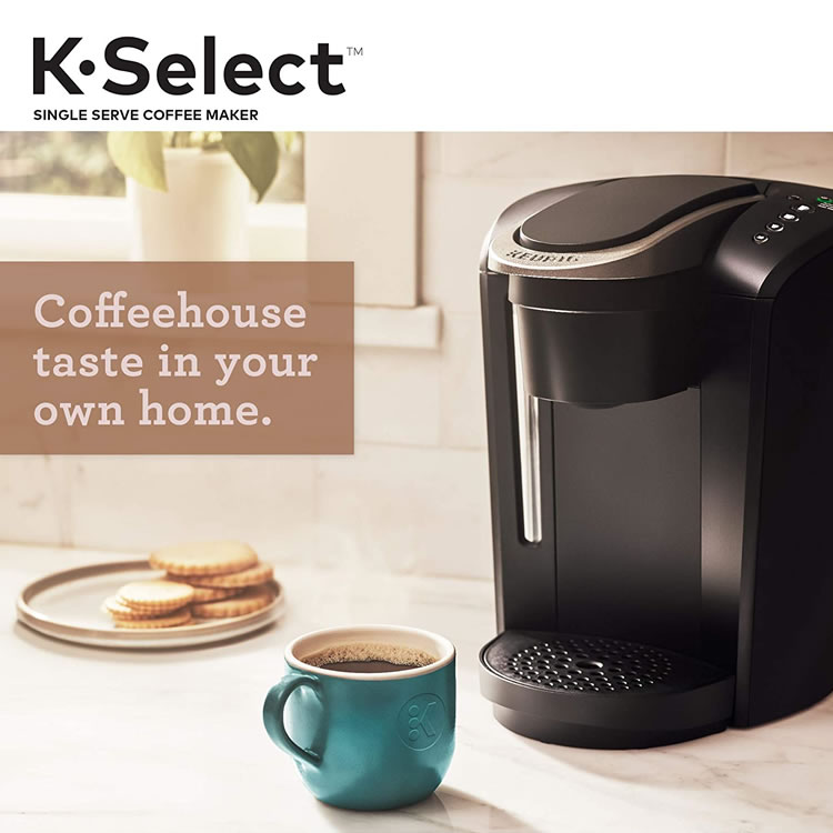 Cafetera Con Deposito Extraíble De 52oz Keurig K-SELECT K80 - Negro