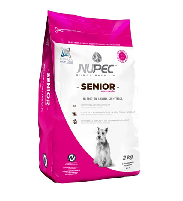 Croquetas Nupec Perro Senior Razas Pequeñas 8 Kg