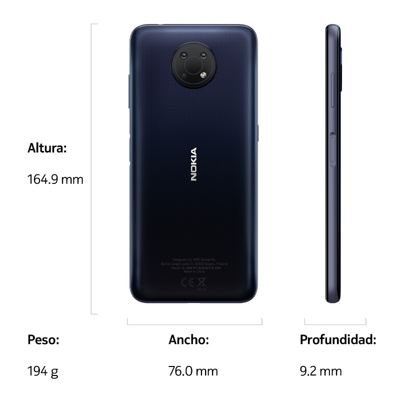 Nokia G10 Single Sim 64 GB, Azul