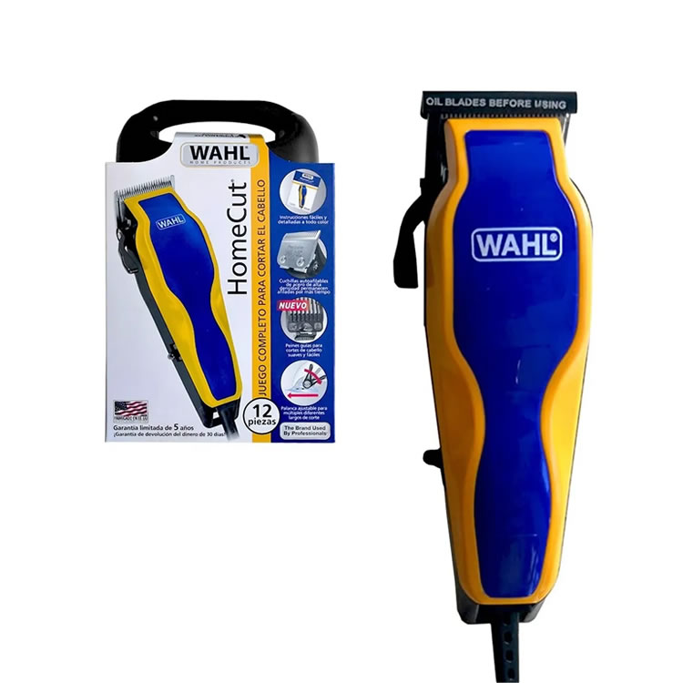 Kit De 12 Pzas. Para Corte De Cabello Wahl HomeCut 79520-5901 - Azul