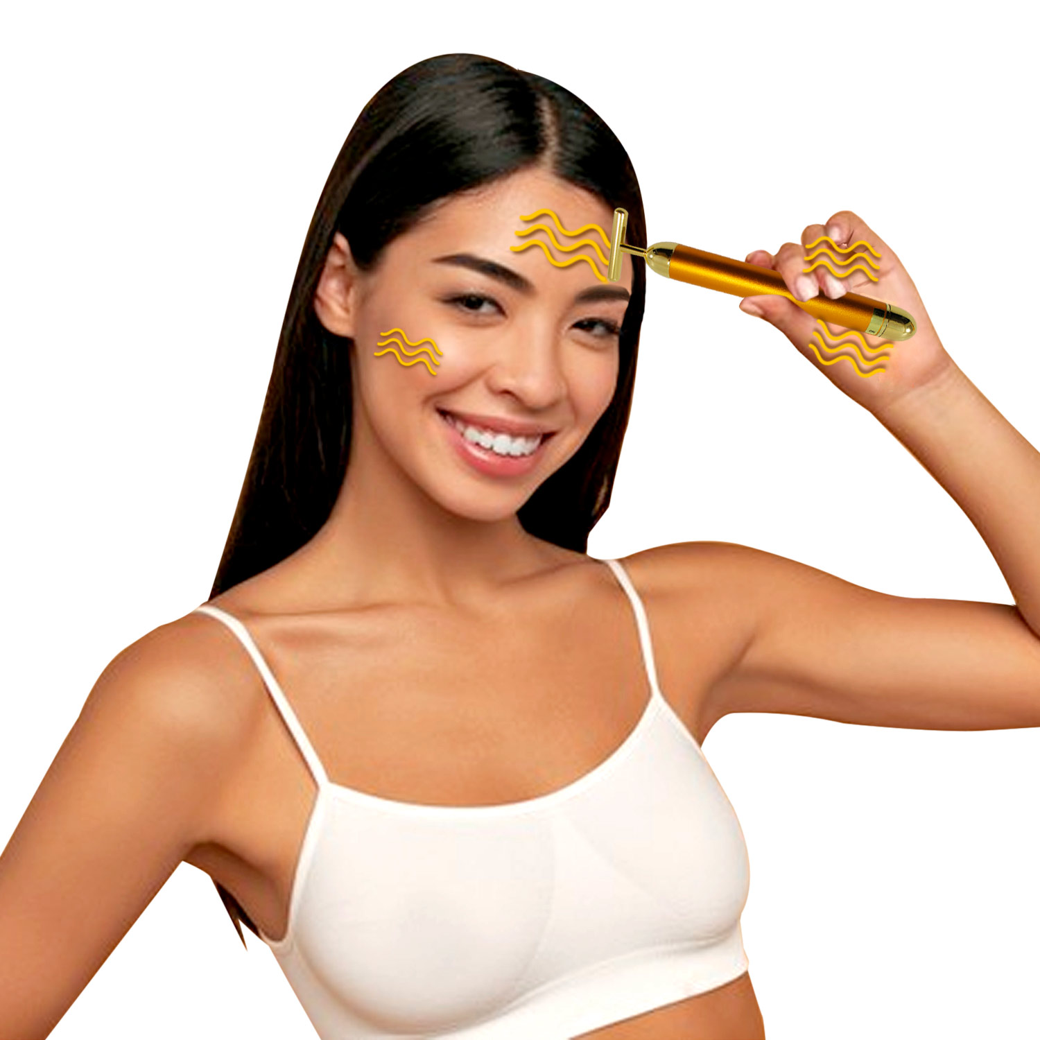 Masajeador Facial Eléctrico Antiarrugas Rejuvenecedor 24k