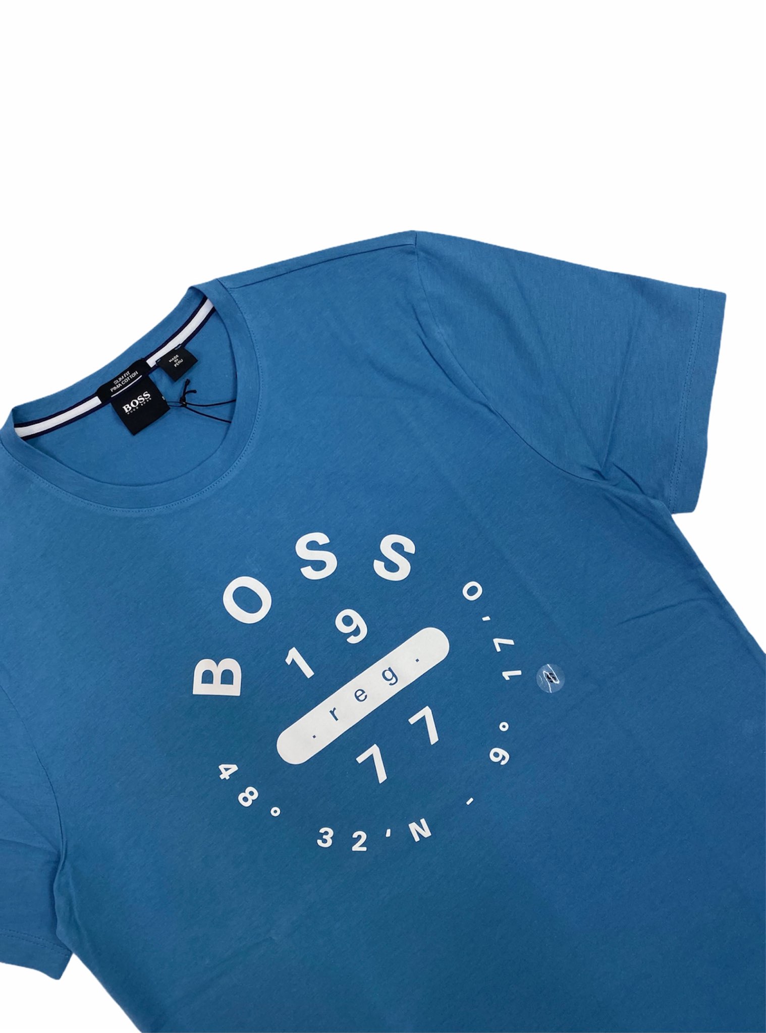 playera Hugo Boss color azul para hombre