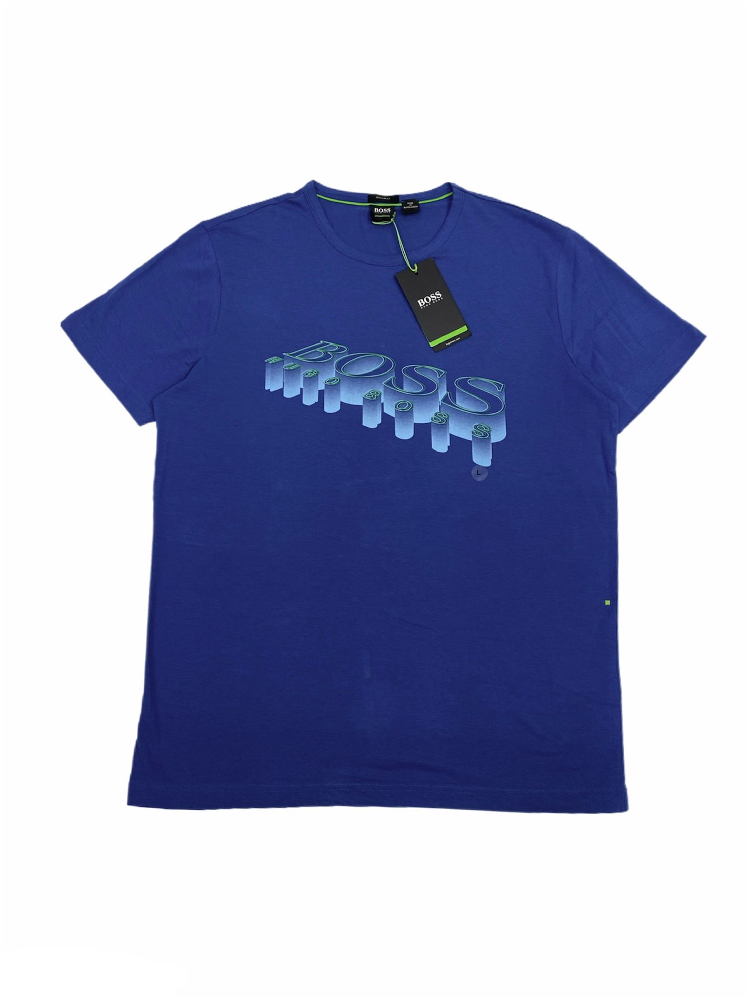 Playera Hugo Boss color azul rey para hombre 
