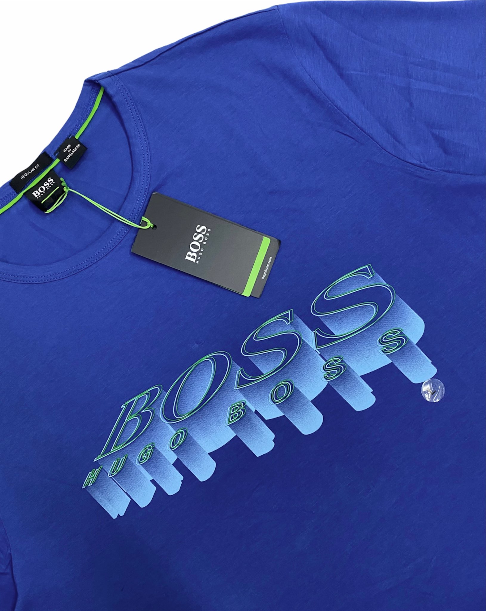 Playera Hugo Boss color azul rey para hombre 