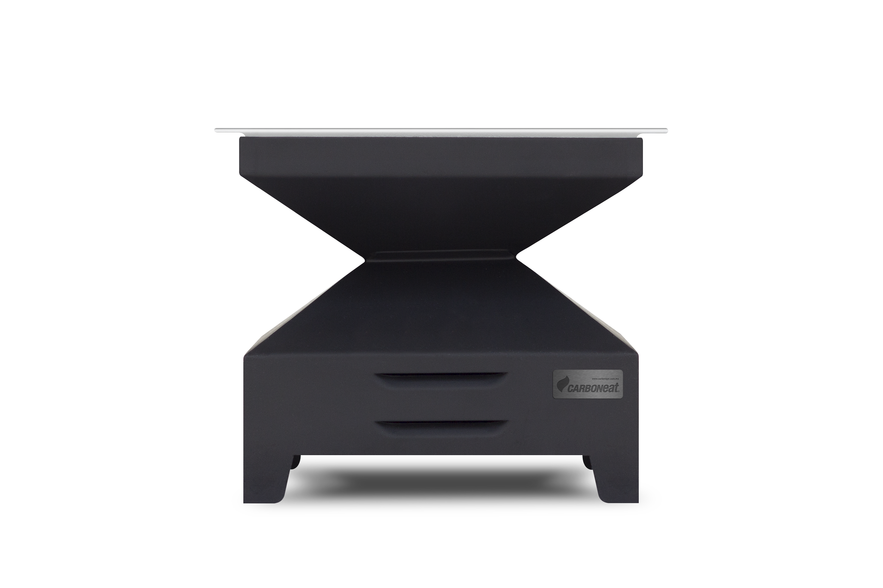 CARBONeat Nuevo C25+ Asador de carbón portátil con parrilla de acero inoxidable para centro de mesa ENCIENDE SIN SOPLAR. Cómo lo viste en Shark Tank México