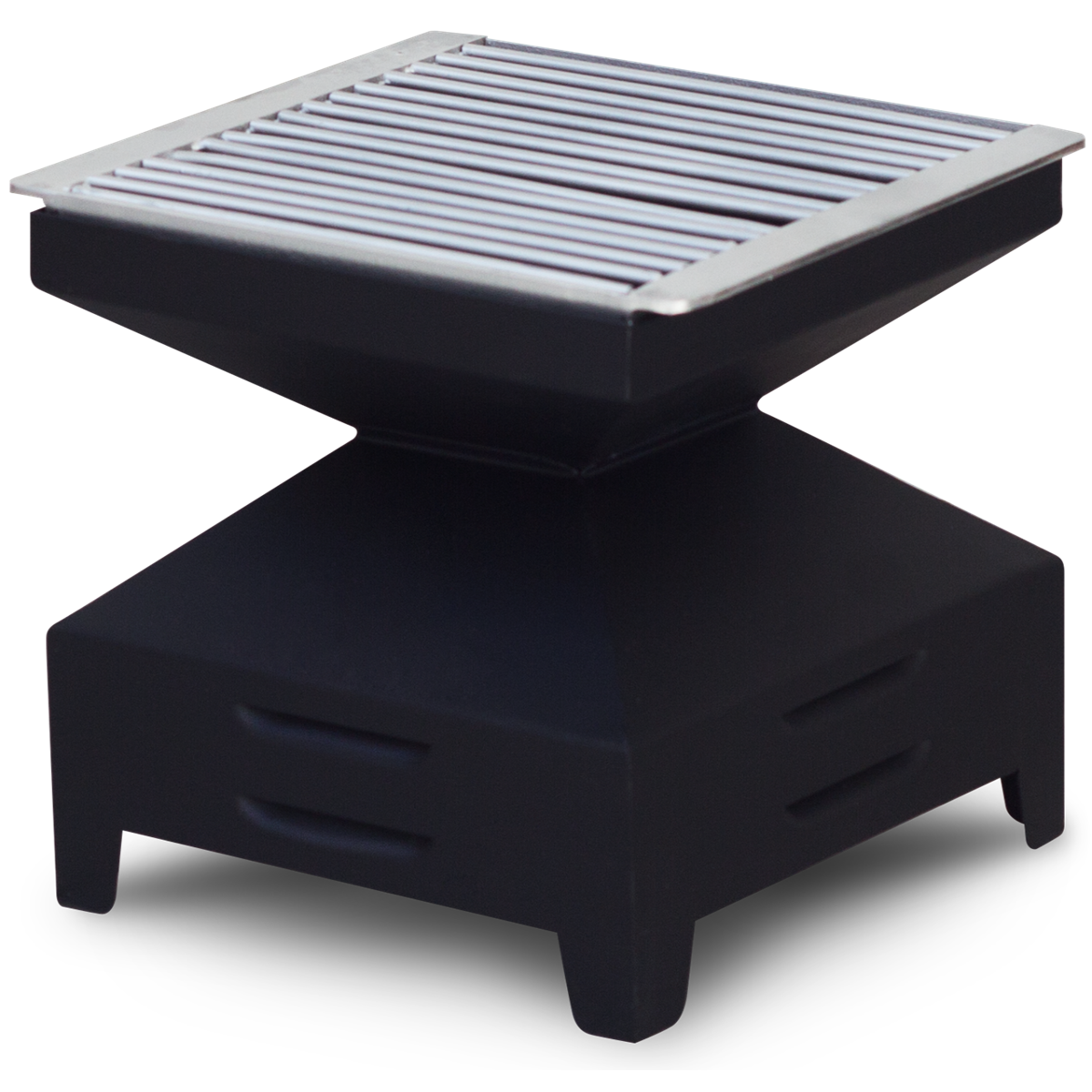 CARBONeat Nuevo C25+ Asador de carbón portátil con parrilla de acero inoxidable para centro de mesa ENCIENDE SIN SOPLAR. Cómo lo viste en Shark Tank México