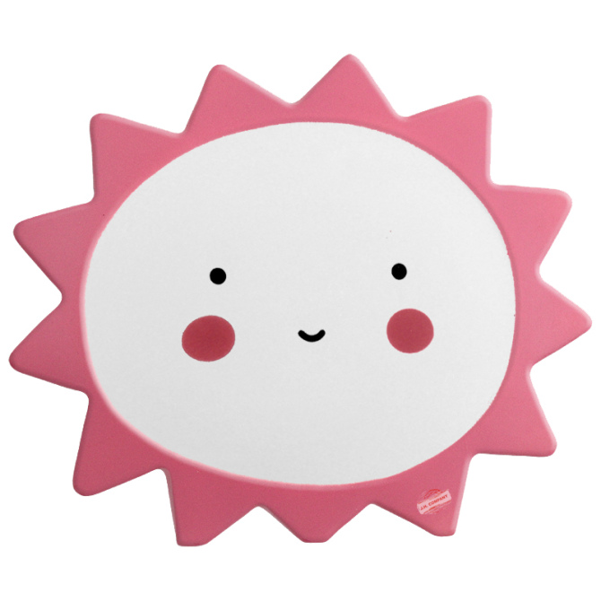 Lampara Sol Luz De Noche Mesa Cute Kawaii Pilas Dd012