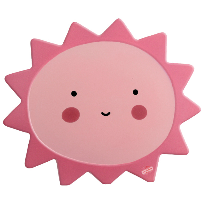 Lampara Sol Luz De Noche Mesa Cute Kawaii Pilas Dd012