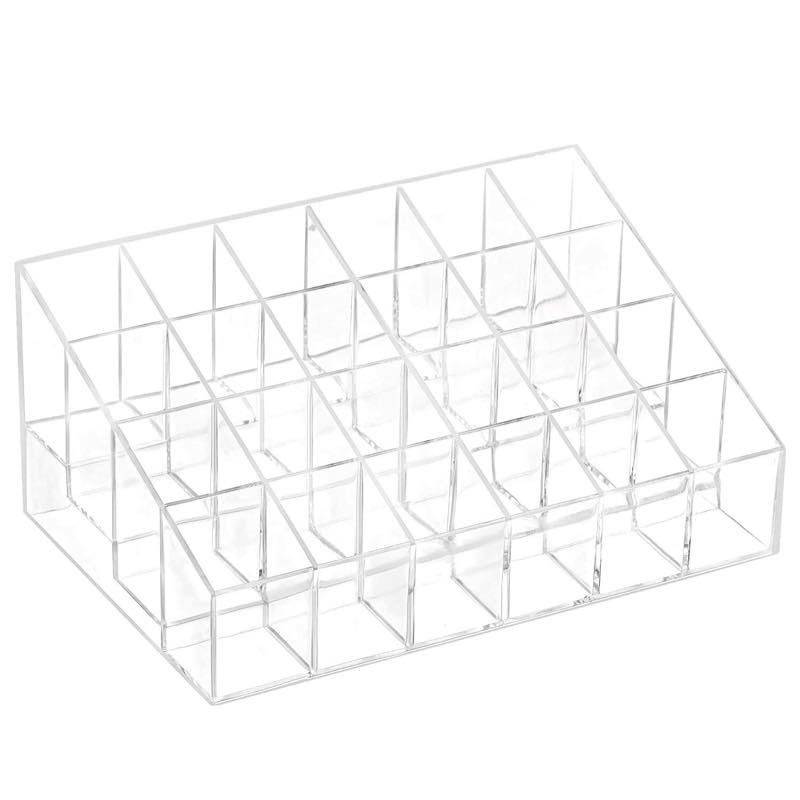 Organizador De Acrílico Para 24 Labiales Exhibidor de Maquillaje